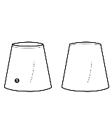 Cellar Door（セラ－ドア－）ロング・マキシ丈スカート グレー サイズ:-(M位) レディース/2200615950037