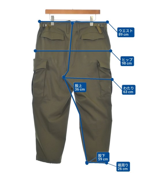 Cellar Door（セラ－ドア－）カーゴパンツ カーキ サイズ:46(M位) メンズ/2200617130109