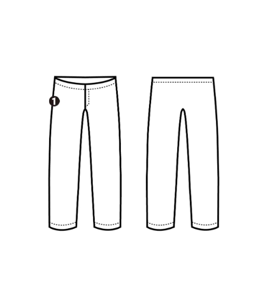 Cellar Door（セラ－ドア－）デニムパンツ 紺 サイズ:48(L位) メンズ/2200621338157