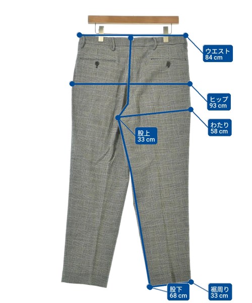 Cellar Door（セラ－ドア－）スラックス グレー サイズ:50(XL位) メンズ/2200648916062