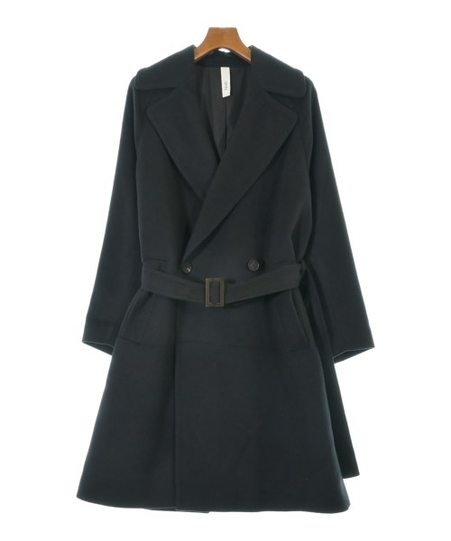 HEVO(イーヴォ)ステンカラーコート 黒 サイズ:42(XS位)/2200673022073