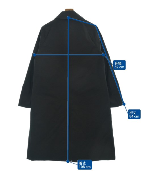 HEVO（イーヴォ）コート 黒 サイズ:42(XS位) メンズ/2200653521015