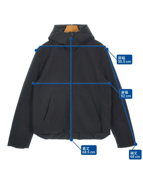 HEVO（イーヴォ）ダウンジャケット/ダウンベスト 黒 サイズ:50(XL位) メンズ/2200666525017