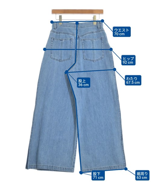 C+（シープラス）デニムパンツ 青 サイズ:38(M位) レディース/2200657161095