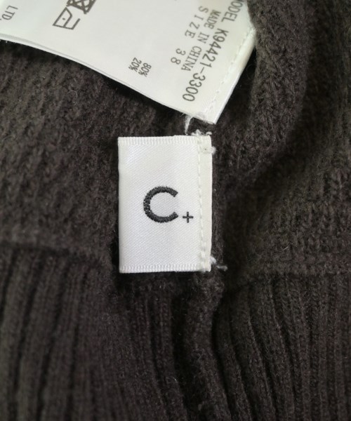 C+（シープラス）ニット・セーター 茶 サイズ:38(M位) レディース/2200642790019