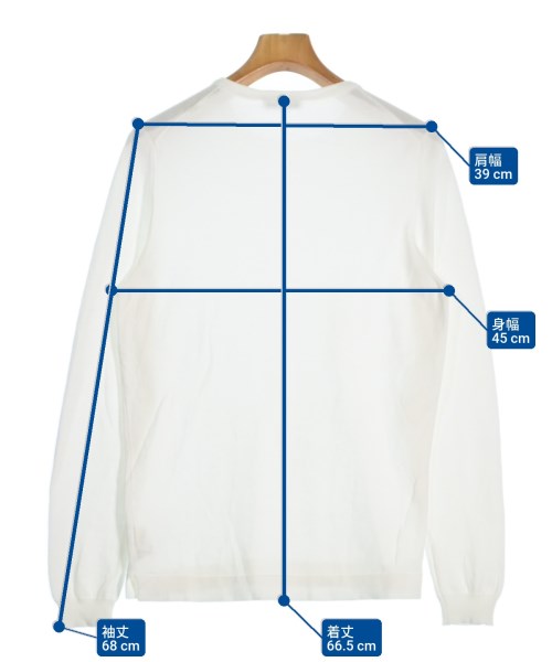 GRAN SASSO（グランサッソ）ニット・セーター 白 サイズ:48(L位) メンズ/2200638774078