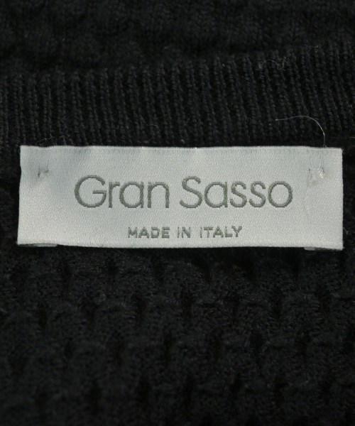 GRAN SASSO（グランサッソ）ニット・セーター 黒 サイズ:50(XL位) メンズ/2200640801106