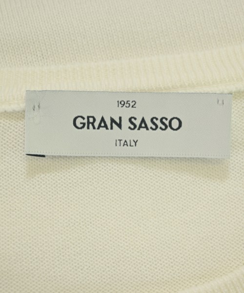 GRAN SASSO（グランサッソ）ニット・セーター 白 サイズ:46(M位) メンズ/2200615342108