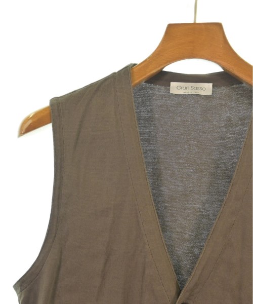 GRAN SASSO（グランサッソ）ベスト 茶 サイズ:44(S位) メンズ/2200622302218