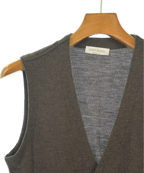 GRAN SASSO（グランサッソ）ベスト 茶 サイズ:44(S位) メンズ/2200622302232
