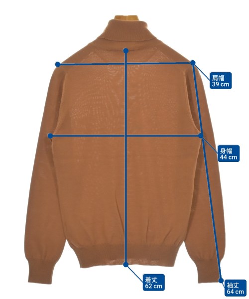 GRAN SASSO（グランサッソ）ニット・セーター 茶 サイズ:44(S位) メンズ/2200629917033