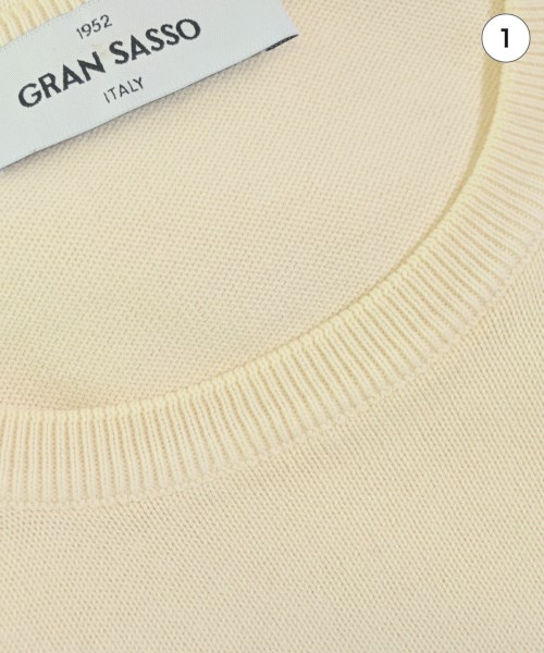 GRAN SASSO（グランサッソ）ニット・セーター ベージュ サイズ:48(L位) メンズ/2200672528064