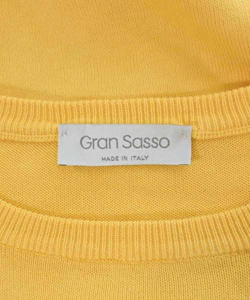 GRAN SASSO（グランサッソ）ニット・セーター 黄 サイズ:48(L位) メンズ/2200670302024