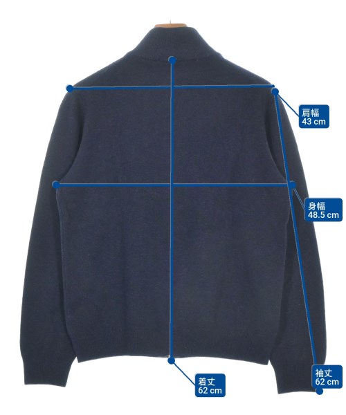 GRAN SASSO（グランサッソ）カーディガン 紺 サイズ:-(M位) メンズ/2200672807329