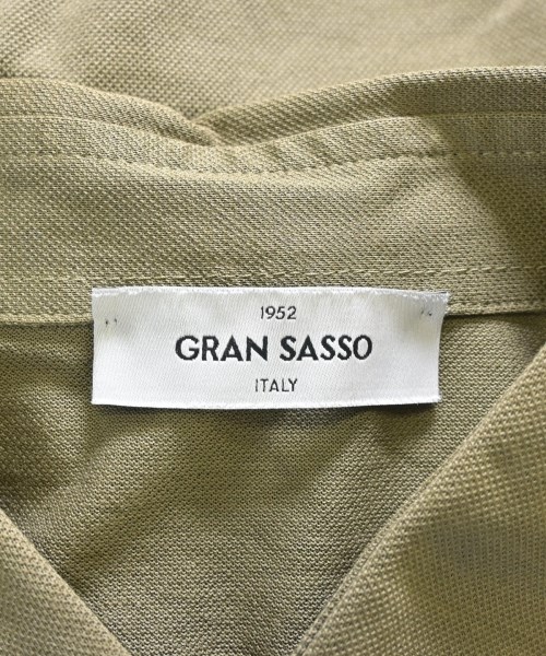 GRAN SASSO（グランサッソ）ポロシャツ カーキ サイズ:52(XXL位) メンズ/2200705549288