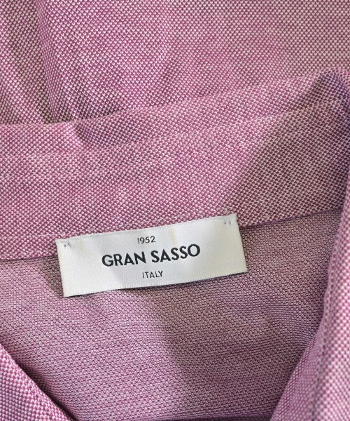 GRAN SASSO（グランサッソ）ポロシャツ 赤 サイズ:52(XXL位) メンズ/2200705549325