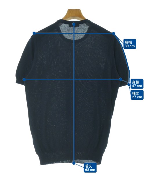 GRAN SASSO（グランサッソ）ニット・セーター 紺 サイズ:50(XL位) メンズ/2200665003349