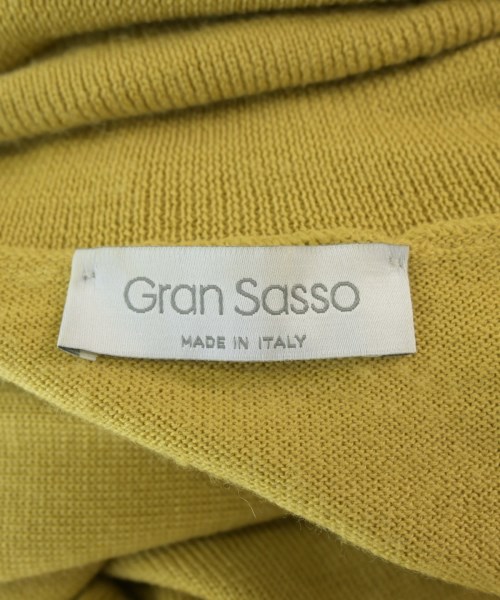 GRAN SASSO（グランサッソ）ニット・セーター 黄 サイズ:46(M位) メンズ/2200722262078