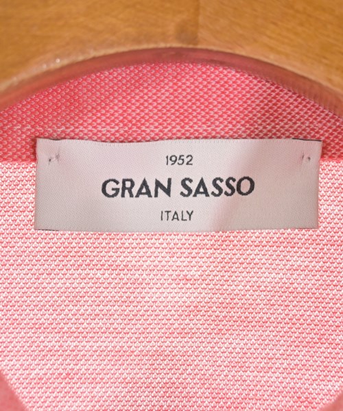 GRAN SASSO（グランサッソ）ポロシャツ 赤 サイズ:52(XXL位) メンズ/2200720372489