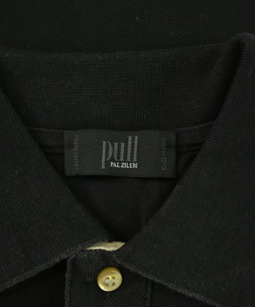 Lab. PAL ZILERI（ラボパルジレリ）ポロシャツ 黒 サイズ:50(XL位) メンズ/2200682386074