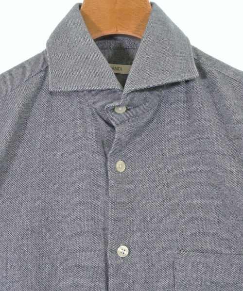PRANDI（プランディ）カジュアルシャツ 紺 サイズ:M メンズ/2200641072024
