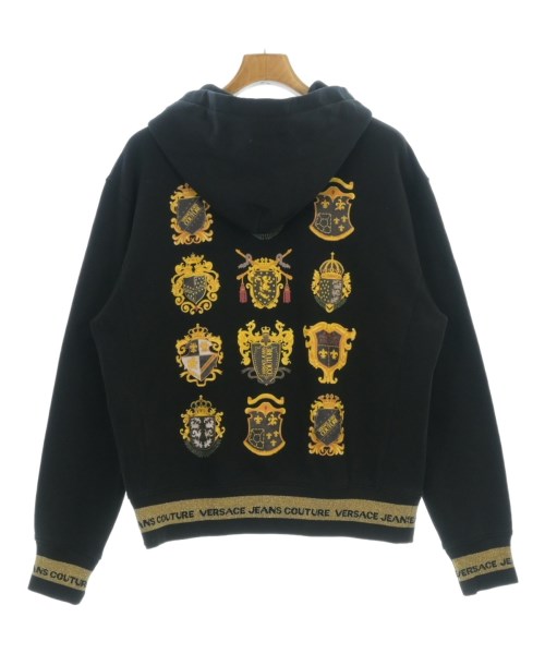 VERSACE JEANS（ヴェルサーチジーンズ）パーカー 黒 サイズ:S メンズ/2200705010047