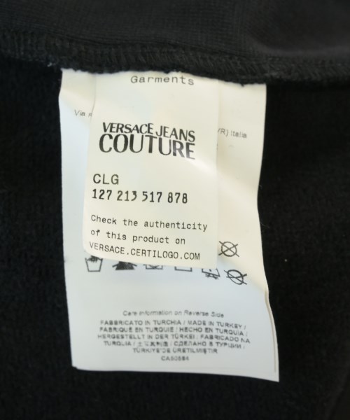 VERSACE JEANS（ヴェルサーチジーンズ）パーカー 黒 サイズ:S メンズ/2200705010047