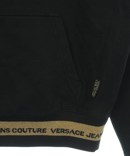 VERSACE JEANS（ヴェルサーチジーンズ）パーカー 黒 サイズ:S メンズ/2200705010047