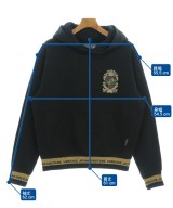 VERSACE JEANS（ヴェルサーチジーンズ）パーカー 黒 サイズ:S メンズ/2200705010047