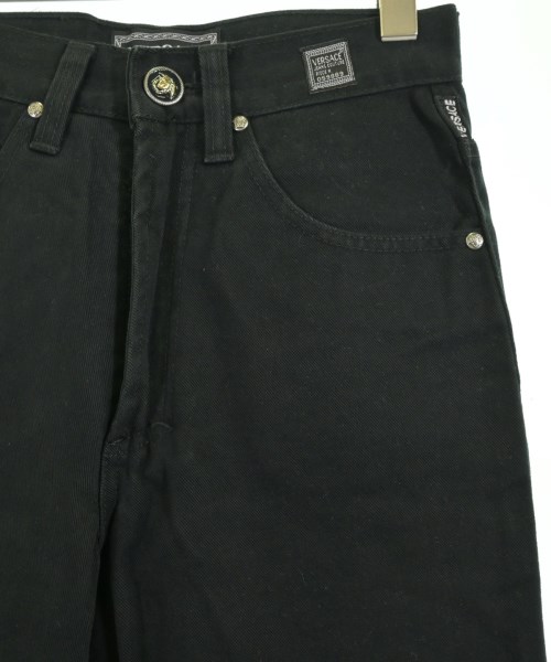 VERSACE JEANS（ヴェルサーチジーンズ）デニムパンツ 黒 サイズ:27(XS