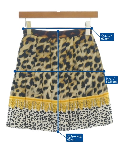 VERSUS VERSACE（ヴェルサスヴェルサーチ）ミニスカート ベージュ サイズ:36(XS位) レディース/2200729418133