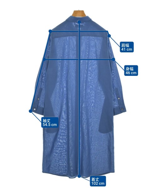 MACKINTOSH LONDON（マッキントシュロンドン）シャツワンピース 青 サイズ:38(M位) レディース/2200633223014