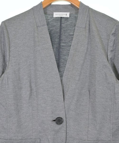 MACKINTOSH LONDON（マッキントシュロンドン）ノーカラージャケット グレー サイズ:40(L位) レディース/2200611000026