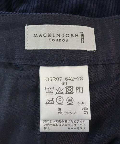 MACKINTOSH LONDON（マッキントシュロンドン）スラックス 紺 サイズ:40(L位) レディース/2200676377033