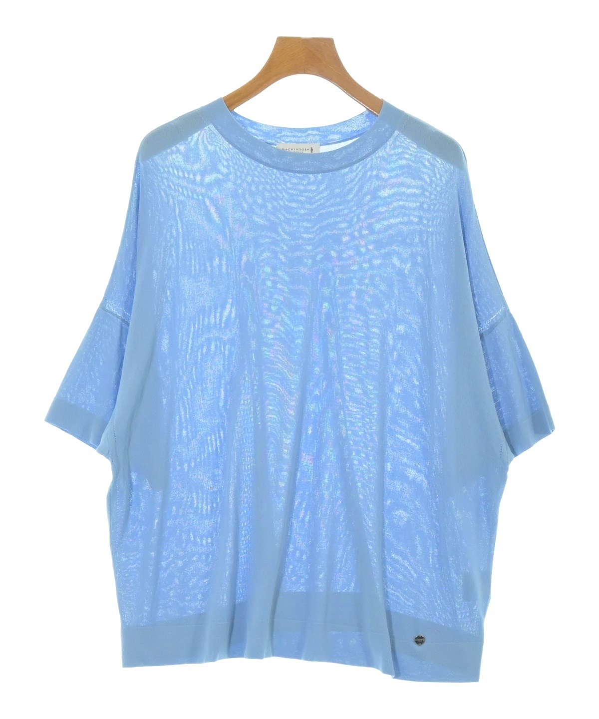 MACKINTOSH LONDON ニット・セーター 38(M位) 黄 【古着】【中古】 MACKINTOSH LONDON（マッキントシュロンドン）ニット・セーター 青