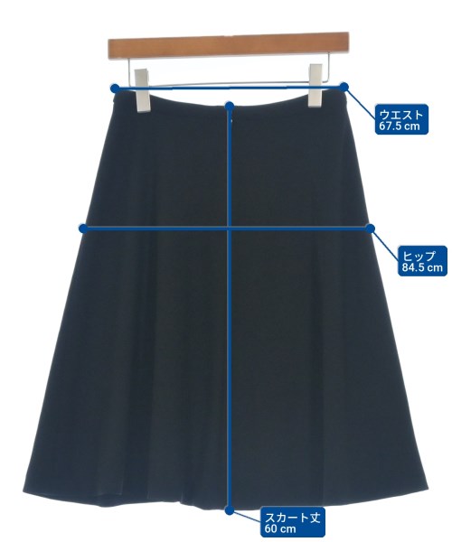 MACKINTOSH LONDON（マッキントシュロンドン）ひざ丈スカート 黒 サイズ:40(L位) レディース/2200698843202