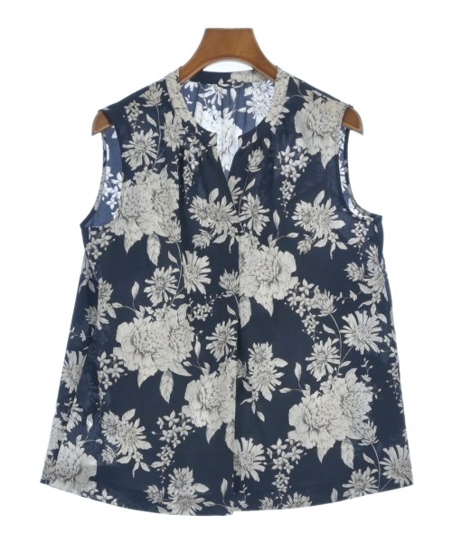 MACKINTOSH LONDON(マッキントシュロンドン)ブラウス 紺 サイズ:40(L位)/2200698843240