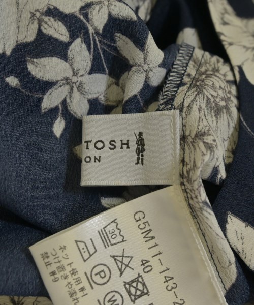 MACKINTOSH LONDON（マッキントシュロンドン）ブラウス 紺 サイズ:40(L位) レディース/2200698843240