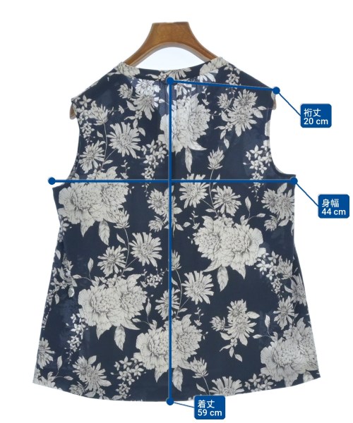 MACKINTOSH LONDON（マッキントシュロンドン）ブラウス 紺 サイズ:40(L位) レディース/2200698843240