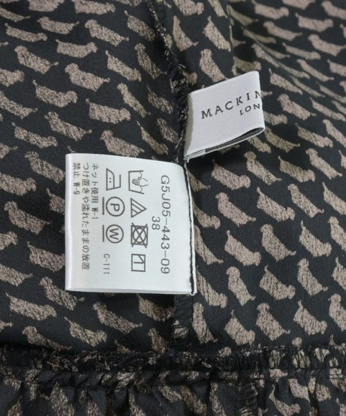 MACKINTOSH LONDON（マッキントシュロンドン）シャツワンピース 黒 サイズ:38(M位) レディース/2200636134546