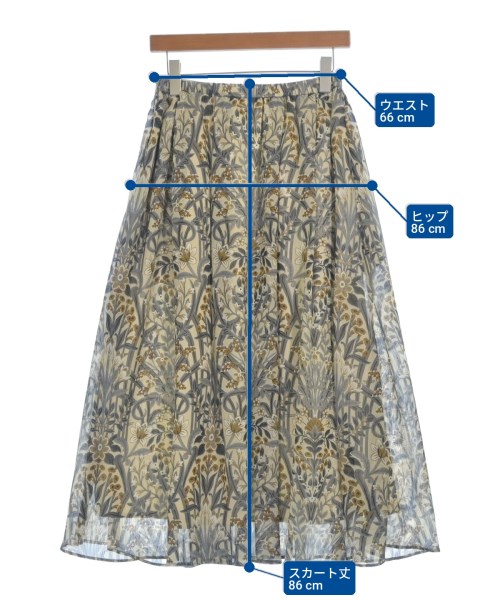 MACKINTOSH LONDON（マッキントシュロンドン）ロング・マキシ丈スカート 白 サイズ:38(M位) レディース/2200702663215
