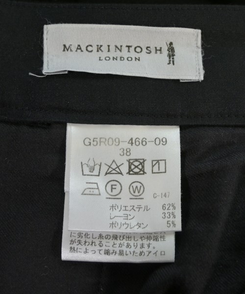 MACKINTOSH LONDON（マッキントシュロンドン）スラックス 黒 サイズ:38(M位) レディース/2200671243111