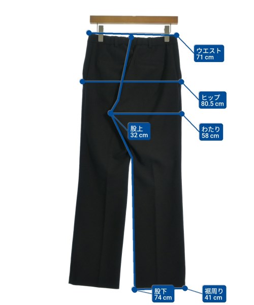 MACKINTOSH LONDON（マッキントシュロンドン）スラックス 黒 サイズ:38(M位) レディース/2200671243111