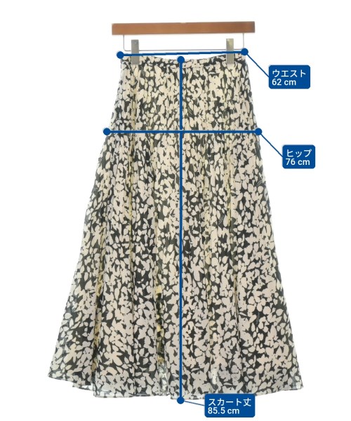 MACKINTOSH LONDON（マッキントシュロンドン）ロング・マキシ丈スカート 白 サイズ:36(S位) レディース/2200726441028