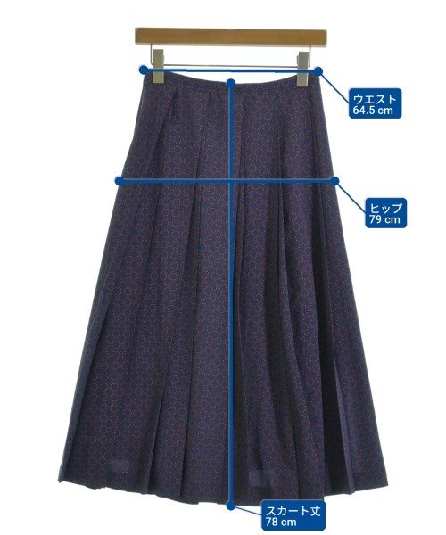 MACKINTOSH LONDON（マッキントシュロンドン）ロング・マキシ丈スカート 紺 サイズ:36(S位) レディース/2200726460326