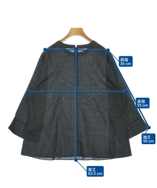 MACKINTOSH LONDON（マッキントシュロンドン）ブラウス 黒 サイズ:46(XXXL位) レディース/2200680656353
