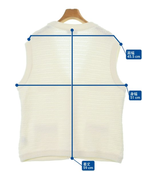 MACKINTOSH LONDON（マッキントシュロンドン）ベスト 白 サイズ:44(XXL位) レディース/2200680656391