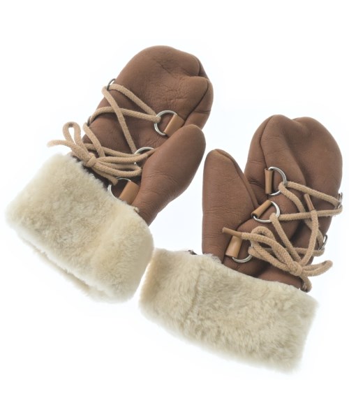 CAUSSE(コース)手袋 茶 サイズ:-/2200661232101