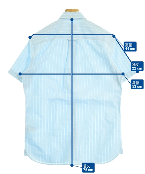 Brooks Brothers Red Fleece（ブルックスブラザーズレッドフリース）カジュアルシャツ 青 サイズ:S メンズ/2200637491235