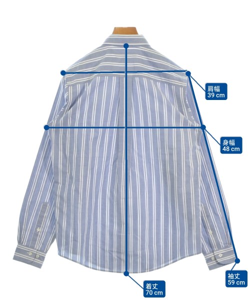 Brooks Brothers Red Fleece（ブルックスブラザーズレッドフリース）カジュアルシャツ 青 サイズ:L レディース/2200630868010